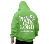 Generisch Veste à Capuche Homme Sweat à Capuche Manches Longues Décontracté avec Design Imprimé pour Quotidien Extérieure Randonnée Hiver Confortable Tissu Doux Aujourd'hui, vert, XXL
