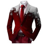 Generisch Veste à double boutonnage pour homme - Style bohème - Veste décontractée avec devant ouvert - Motif ethnique pour des tenues de loisirs polyvalentes - Coupe moderne - Tissu robuste - Idéal