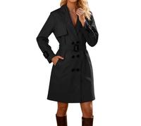 Generisch Veste de pluie pour femme, imperméable, respirante, avec capuche, manches longues, coupe-vent, doudoune boucle, hybride, poncho de pluie, trench, veste d'entraînement, automne, cape de pluie