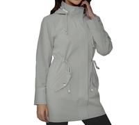 Generisch Veste de pluie pour femme - Longue - Imperméable - Coupe-vent - Avec capuche - Manteau de pluie élégant - Trench épais - Veste d'extérieur - Veste coupe-vent - Vêtements de tous les jours