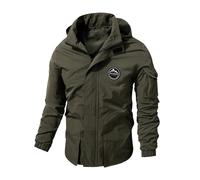 Generisch Veste de randonnée coupe-vent à capuche pour homme - Grandes tailles - Coupe-vent - Veste de trekking - Veste softshell - Fermeture éclair - Veste d'hiver - Veste d'automne et d'hiver, AG