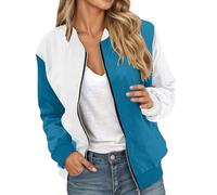 Generisch Veste de sport décontractée à manches longues et courtes pour homme avec coupe ample et fermeture éclair et design bloc de couleur pour les activités de plein air, le travail et la vie