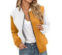 Generisch Veste de sport décontractée à manches longues et courtes pour homme avec coupe ample et fermeture éclair et design bloc de couleur pour les activités de plein air, le travail et la vie