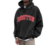 Generisch Veste de survêtement pour hommes décontracté Sweat à capuche personnalisé Manteau imprimé pour homme Offres quotidiennes Aujourd'hui, Noir , L