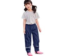 Generisch Veste d'hiver chaude pour femme Pluie Coupe-vent Salopette de boue Enfants Enfants Pour pantalons Respirant 212 Vêtements de pluie 140, Marine, 5-6 ans