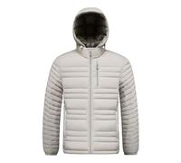 Generisch Veste d'hiver pour homme - Manches longues - Chaude - Décontractée - Avec capuche amovible - Pour l'automne et l'hiver - Veste légère matelassée élégante pour les promenades et le quotidien