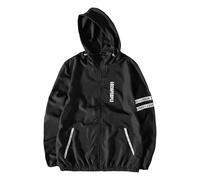 Generisch Veste légère pour homme avec protection, respirante et surdimensionnée, veste de loisirs d'été parfaite pour toutes les occasions, que ce soit décontracté au quotidien, pour le sport ou
