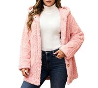 Generisch Veste polaire douce avec fermeture éclair sur toute la longueur et boutonnière comme veste de loisirs confortable à manches longues pour un confort léger au quotidien, RD1, L