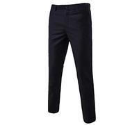 Generisch Veste polaire pour femme - Veste étroite en 3 pièces - Costume R - Pour homme - Pour le travail - Mariages - Pantalons Manteaux et vestes S pour homme - Été, Noir , M