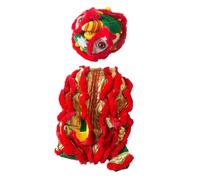 Generisch Vêtement d'hiver chinois chaud pour petits moyens et chats. (C, taille unique)