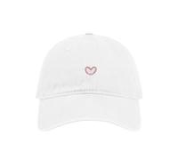 Generisch Visière unisexe tendance avec broderie en forme de cœur pour les activités de plein air détendues, idéal pour les loisirs, les voyages, le sport, la vie quotidienne, facilement réglable et