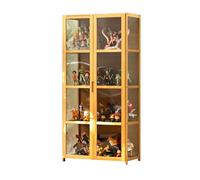 Generisch Vitrine acrylique pour objets de collection - Design transparent à 3 côtés, double porte, forte capacité de charge, idéale pour l'organisation à la maison