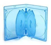 Generisch Viva Elite Lot de 10 pochettes Blu-Ray 6 disques Bleu 15 mm