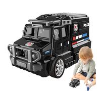 Generisch Voitures à Friction, Voitures à Friction, City Services, Jouet éducatif pour à partir de 3 Ans, Jouet d'inertie pour Jeu créatif