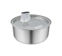 Generisch Water Pet Water 2026 Filtre distributeur d'eau sans fil super silencieux pour chien 8 l avec détecteur de mouvement pour chiens grands/moyens/petits chats (argent, A)