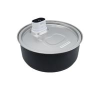 Generisch Water Pet Water 2026 Filtre distributeur d'eau sans fil super silencieux pour chien 8 l avec détecteur de mouvement pour chiens grands/moyens/petits chats (noir, A)