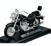 Generisch Welly Modèle de moto compatible avec Honda F6C Noir Avec socle 1:18 1/18 Métal Modèle Moto Die Cast Neuf en boîte