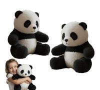 Generisch Wild Panda Lot de 2 doudous, 20 cm, pour maman et bébé, pour le soutien émotionnel, compagnon apaisant pour un meilleur sommeil, réaliste et douillet, pour enfants et adultes