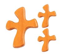 Generisch Wooden Crosses - Lot de 3 croisillons de prière portables 10