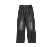 Generisch Y2K - Jean large pour homme - Style hip hop - Vintage - Pantalon de loisirs - Pantalon d'école tendance - Pantalon polyvalent - Style urbain - Pantalon en denim - Pantalon en denim