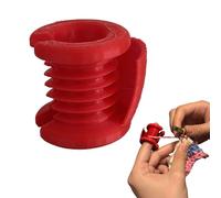 Generisch Yarn Guide Finger Holder - Crafts Separated Thimble Tool & Crochet Tension Ring | Guide de fil réglable pour femmes, amateurs, amateurs, artistes, maison, atelier et appartement