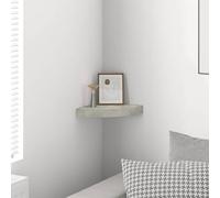 Generisch ZWGYANLENS Étagère d'angle coulissante, 25 x 25 x 3,8 cm, en MDF, pour salle de bain, chambre à coucher, salon, cuisine, étagère suspendue pour livres, rangement, décoration d'intérieur