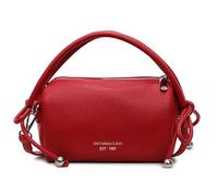 Generische Sac à bandoulière tendance en cuir synthétique pour femme et fille Petit sac à bandoulière avec sangle réglable pour les voyages et l'entraînement, rouge, 200.00x90.00x120.00mm