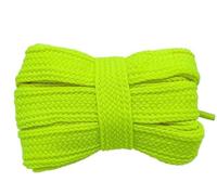 Générlque Lacets Lacets plats de 2cm de largeur, espadrilles décontractées, for chaussures, corde, 100/120/140/160CM, 1 paire(Yellow,140cm)