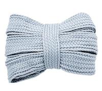 Générlque Lacets Lacets plats de 2cm de largeur, espadrilles décontractées, for chaussures, corde, 100/120/140/160CM, 1 paire(Gray,120cm)