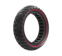 Générlque Pneu Plein Pneu sans Chambre à air Solide 60/65 - 6.9 for Scooter électrique, Pneu de Roue arrière Non pneumatique(Red)