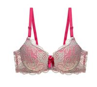 Générlque Soutien-Gorge Soutien-Gorge à Armatures en Dentelle for Femme Bonnet Push-up rembourré Plongeant 34 36 38 40 42 44 ABC(1,85B)