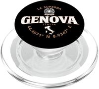 Gênes Italie Coordonnées Label 2C PopSockets PopGrip pour MagSafe