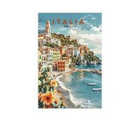Gênes, Ligurie，Puzzle 1000 Pièces en Papier Divertissement Puzzles Jouets Très Difficile Adulte Et Adolescent Casual Jigsaw Puzzle Puzzle（50x70cm）-AJ11