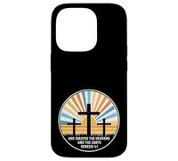 Genèse 1:1 1 1 - Dieu Jésus Croix Chrétienne Ciel Terre Coque pour iPhone 14 Pro