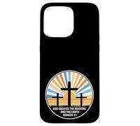 Genèse 1:1 1 1 - Dieu Jésus Croix Chrétienne Ciel Terre Coque pour iPhone 15 Pro Max