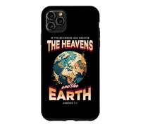 Genèse 1 Au Commencement, Dieu a créé Les cieux et la Terre. Coque pour iPhone 11 Pro Max