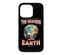Genèse 1 Au Commencement, Dieu a créé Les cieux et la Terre. Coque pour iPhone 13 Pro