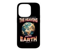 Genèse 1 Au Commencement, Dieu a créé Les cieux et la Terre. Coque pour iPhone 14 Pro
