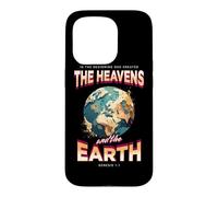 Genèse 1 Au Commencement, Dieu a créé Les cieux et la Terre. Coque pour iPhone 15 Pro