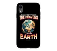 Genèse 1 Au Commencement, Dieu a créé Les cieux et la Terre. Coque pour iPhone XR