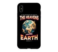 Genèse 1 Au Commencement, Dieu a créé Les cieux et la Terre. Coque pour iPhone XS Max