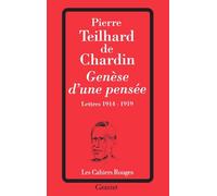 Genèse d'une pensée