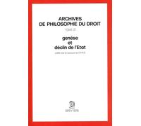Genèse et déclin de l'Etat