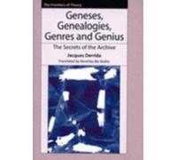 Geneses, Genealogies, Genres and Genius