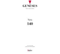 Genèses N° 140 (2025-3) - Varia