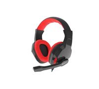 Genesis Argon 110 - Casque Gaming 2.0 avec Microphone, MiniJack 3,5 x 2, contrôle du Volume, Couleur Rouge
