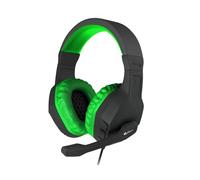 Genesis Gaming Micro-casque Argon 200 circum-aural filaire jack 3,5 mm noir/vert