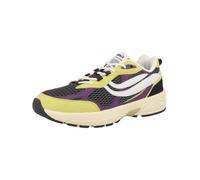 GENESIS Baskets basses citron vert / violet foncé / noir / blanc, Taille 41