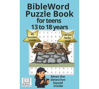 GENESIS BIBLE WORD PUZZLE BOOK FOR TEENS & YOUNG ADULTS: Join The Detective Squad - With Mystery Adventures & Reflection