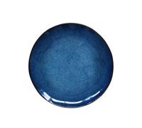 GENESIS BLUE Assiette Plate Ronde Grès Bleu 27.5 cm SC